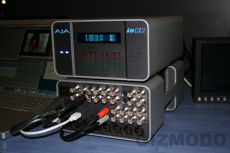 Illustration for article titled Gallery of Apple's Final Cut Friend: AJA IO HD Tames the HD Beast